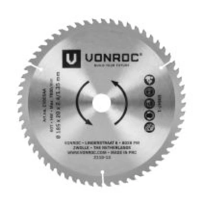 Circular saw blade 185x20mm – 60T – Suitable for laminate | Universal