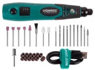 Rotary Multi Tool 4V | Incl. 31-pcs accessory set, charger and toolbag
