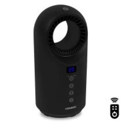 Electric fan heater – 1500W – ceramic – black | bladeless