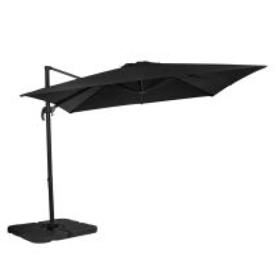 Cantilever parasol Pisogne 300x300cm – Premium parasol | Incl. fillable parasol tiles