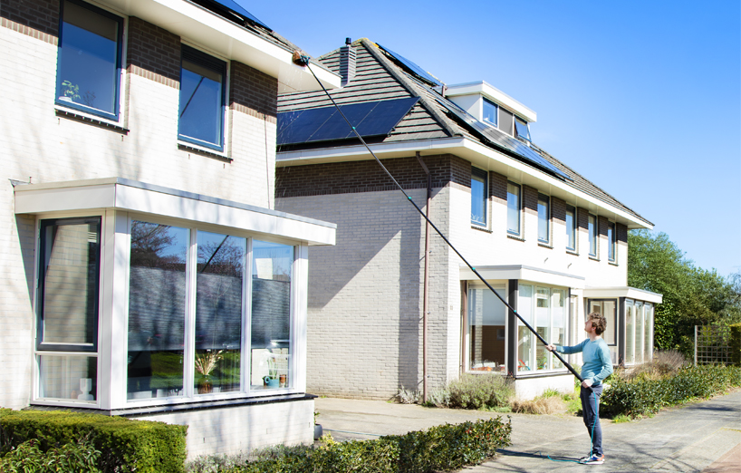 Cepillos de lavado telescópicos