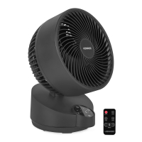 ventilador de sobremesa silencioso negro incl. mando a distancia-af501ac-principal-VONROC