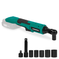 Cordless ratchet wrench - 20V - 50Nm – incl. 8-pcs socket set | Excl. battery and charger