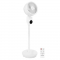 Ventilador de pie - silencioso - 98cm - blanco | Incl. mando a distancia