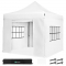 Carpa Pop-Up para fiestas - 3x3 m | Set incl. Paredes Laterales – Blanco