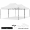 Carpa para fiestas – 6 × 4,5 m – Carpa Premium Easy‑Up | Set con 2 carpas y kit de conexión – Blanco