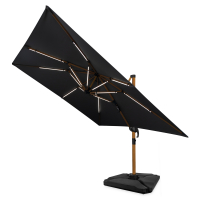 LED parasol lighting - 15 light strips - rechargeable 2600mAh battery | For GP501XX & GP506XX