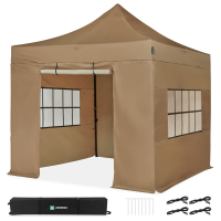 Easy-Up Partytent - 3x3 m | Set incl. sidewalls - Beige