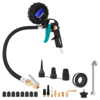 PRO Tire Inflator – 3-in-1: inflate, measure pressure and release air – digital manometer | incl. accessoires