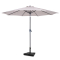 Sombrilla Recanati Ø300cm - Sombrilla Premium - beige | Incl. base de hormigón 20 kg