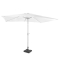 Sombrilla Rapallo 200x300cm - Sombrilla Premium - Blanco | Incl. base de hormigón 20kg