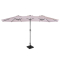 Sombrilla Iseo 460x270cm - Sombrilla Premium - Beige | Incl. Base 26 kg