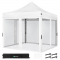 Carpa para Fiestas Premiun Pop-Up - 3x3 m | Set incl. Mosquitera Paredes Laterales – Blanco