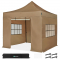 Carpa Pop-Up para fiestas - 3x3 m | Set incl. Paredes Laterales – Beige