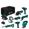 Juego de herramientas VPower 20V - 4.0Ah | Incl. 7 máquinas, 2 baterías y un cargador rápido 