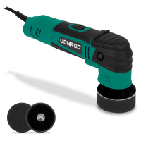 Dual action polisher 400W – Ø50 & Ø75MM  | Incl. 2 backing plates and 2 polishing pads