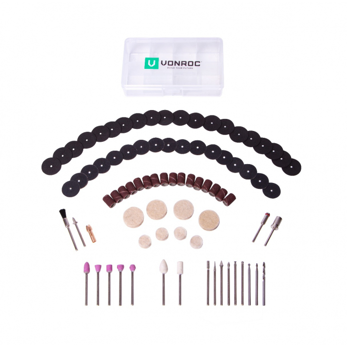 Juego de accesorios multiherramientas rotativos - 100 piezas | Universal main product photo