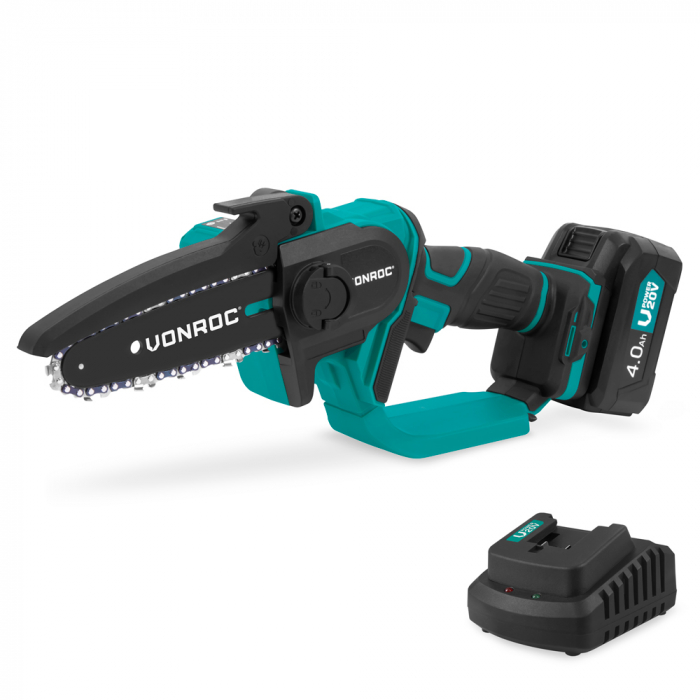 Mini Motosierra 20V - 152mm| Incl. batería 4.0Ah y cargador main product photo